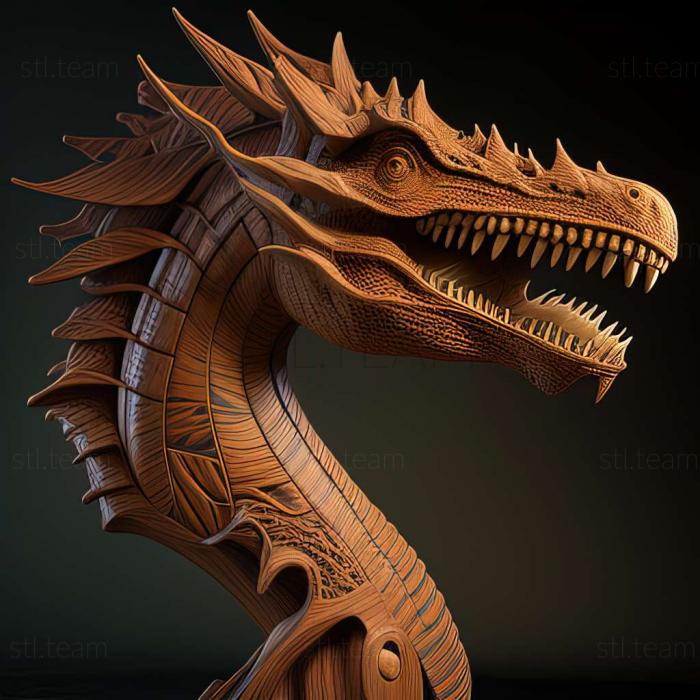 3D модель Спінозавр (STL)